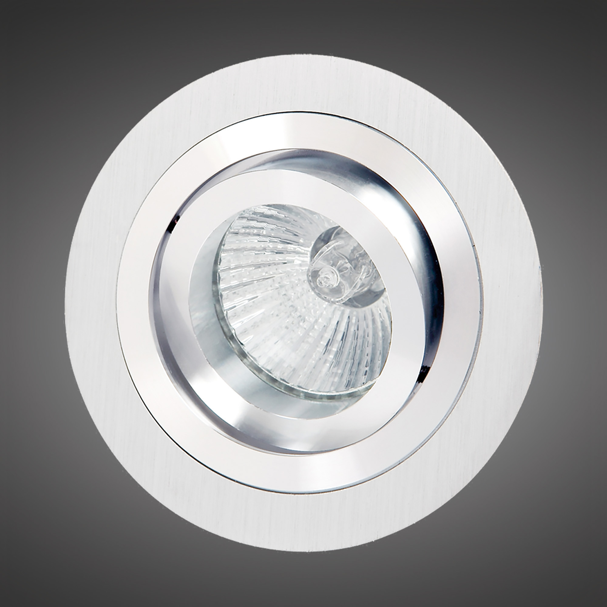 Basico GU10 Matt White Recessed Ceiling Luminaires Mantra Fusion Round Recess Ceiling